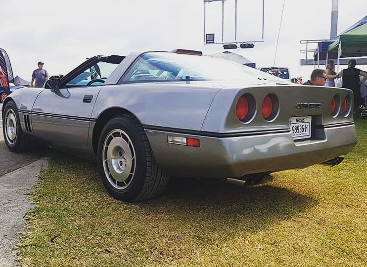1986 C4 Corvette back angle