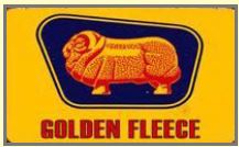 J131 Golden Fleece Ram Gold Background 500mm x 350mm